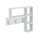 Hanger, 838 × 160 × 754 mm, white color
