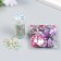 Decor "Semiobusins ​​and rhinestones. Persian-blue gradient" D = 4 mm 10g 200 pcs 5x2.5 cm mix