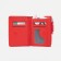 Women's wallet on magnet, red color