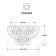Ceiling chandelier Arte Lamp Ella A1054PL-9CC, E14, 9x40 W, 65x65x40 cm, Chrome