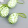 Decor Easter suspension "Egg with floral twigs" set 4 pcs mix 7x5 cm