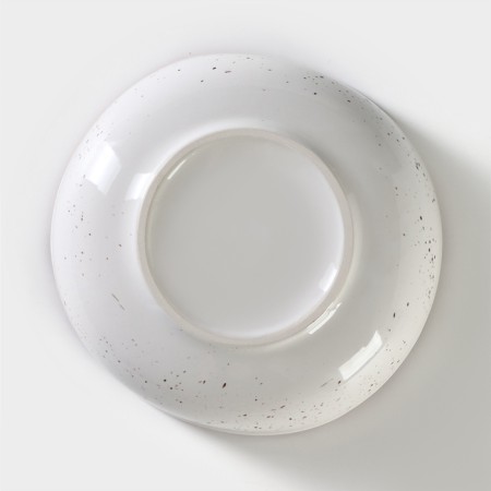 Porcelain plate Punto Bianca, 600 ml, D = 18.5 cm-3