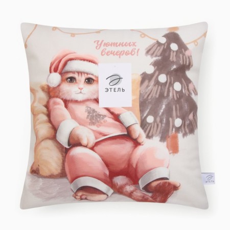 Case on the pillow of Ethel "Cozy Evenings", 40*40 cm, 100 p/e, velor-5