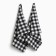 Set of towels Ethel "Strict Cage" 38x63cm - 2 pcs, col. Black, hl. 100%