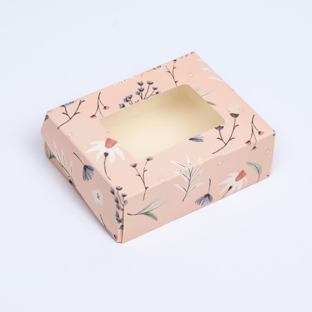 Folding box "Flowers" 10 x 8 x 3.5 cm-1