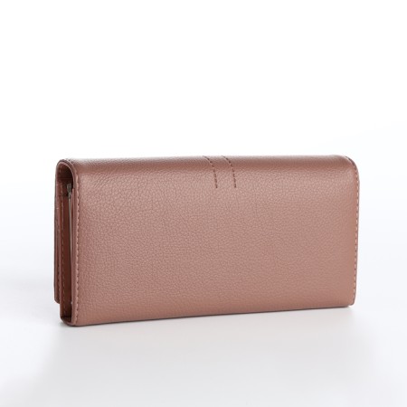 Women's wallet on a magnet, powder color-1
