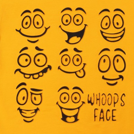 T -shirt for a boy, yellow color, height 98cm-3