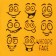 T -shirt for a boy, yellow color, height 98cm