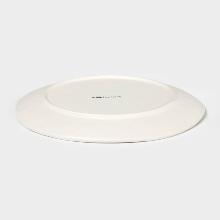 Board New Year's share Snow Cone, d = 25 cm, ceramics, white color-2