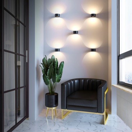 Interior backlight Elektrostandard, Coneto Led 6 W, 114x92x60 mm, IP20, black color-1