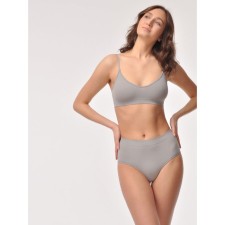 Трусы кюлоты женские с фактурой рубчик Mirey Culotte, размер 44-46, цвет туман