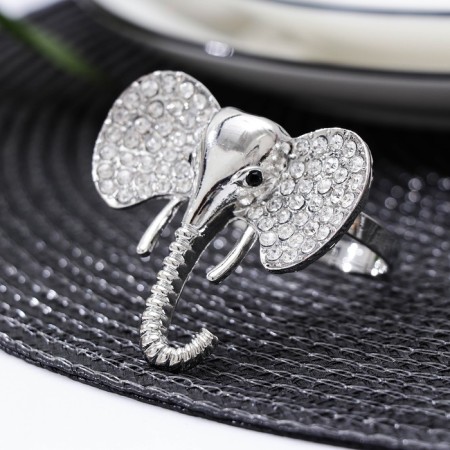 NATURE ELEURE Ring, 5.5 × 5 × 4.7 cm, silver color