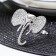 NATURE ELEURE Ring, 5.5 × 5 × 4.7 cm, silver color