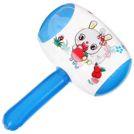 Inflatable toy with sound "hammer", 25 cm-5