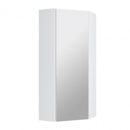 The cabinet of the hinged "Credo 30" suspended, corner, with a mirror