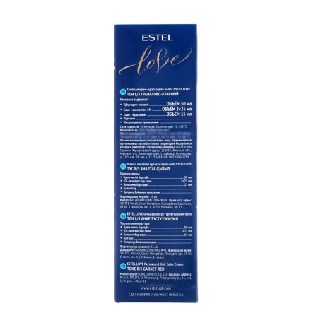 Persistent Hair Cream Estel Love grenade-red-4