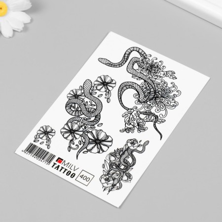 Tattoo on the body "h/b snake" 10x15 cm-1