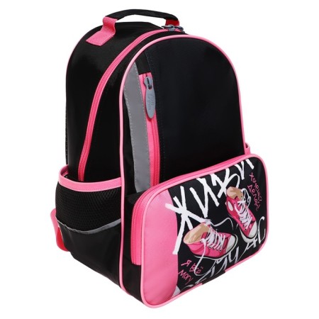 School backpack, 37 x 26 x 13 cm, ergonomic back, calligrata orth "sneakers"-5