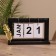 Souvenir eternal calendar, wood, 2x20x11.5 cm, col. black
