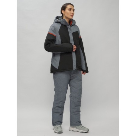 Ski suit female, size 52, black color-12