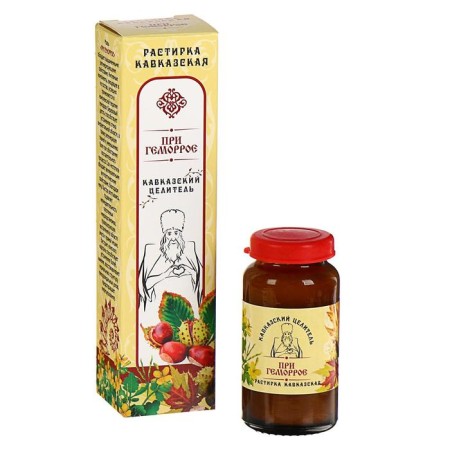 Ointment "Caucasian Healer", with hemorrhoids with calendula and propolis, 30 ml-5