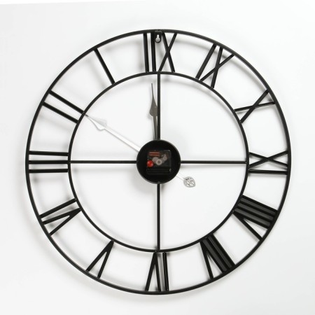 Wall clock, series: loft, "talent", discrete move, D-60 cm-3