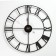 Wall clock, series: loft, "talent", discrete move, D-60 cm