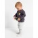 Children's pants Minaku, color gray melange, height 74-80 cm