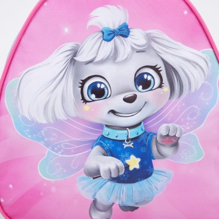 Baby backpack for girls "Dog"-2