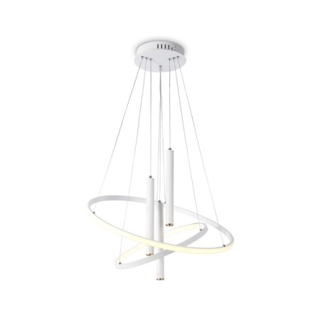 Suspended controlled LED lamp Ambrella Light, Linetech, FL5371, LED, 93 W, 6975LUM, 3000-6400K, white color