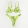 Swimsuit female separate minku color green, size 46