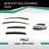 Defly window deflectors for Volkswagen Polo, 2010-2020, sedan