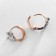 Earrings Metal Xuping Crown, color silver-gold