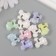 Busina for creativity Plastic "Moped" Palemate Pastel Mix 2.5x1.1x2 cm