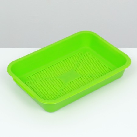 Medium toilet with a mesh of 36 x 26 x 6.5 cm, green-5