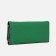 Women's wallet on magnet, green color