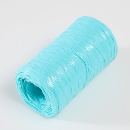 Gingerbread for manual knitting 100% polypropylene 200m/50g. (46-light turquoise)-1