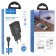 Network charger Hoco C88A, 2 USB, 2.4 A, Micro USB - USB, 1 m, black cable