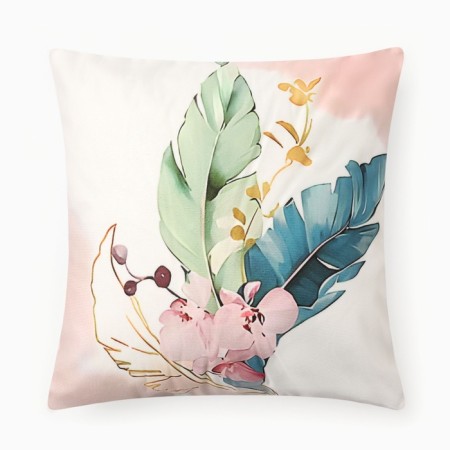 Case on the pillow of Ethel "Tropics" 4 pcs, 40*40 cm, velor 100% p/e-4