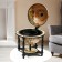 Globe bar decorative "Wanderer map" with a stand below 41.6x41.6x56 cm