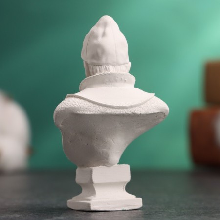 Bust "Tsar Ivan the Terrible" White, 4x2.5x6.5cm-2