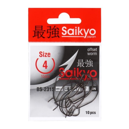 Hooks Saikyo BS-2315 BN No. 4, 10 pcs