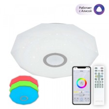 Светильник накладной Citilux «Диамант» CL713A40G, 45х45х7 см, 1х45Вт, LED, цвет серый