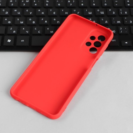 Pero cover, for Samsung A23, silicone, red-2