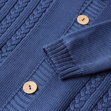 Combine Knitted Minaku, height 62-68 cm, blue color-4