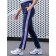Women's pants is ISEE, size 48, blue, red color