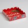 Box for confectionery products with PVC "Post", 13 x 13 x 3 cm, new year