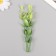 Artificial plant for creativity "Ficus leaves" set 6 pcs green 12 cm