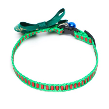 Collar "Winter", 30 x 1 cm, kapron, green-1