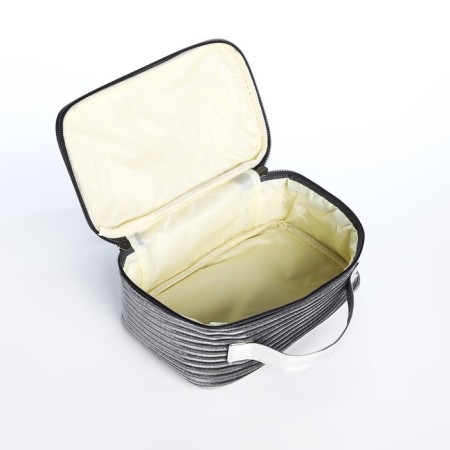 Lightning cosmetic bag, gray color-2